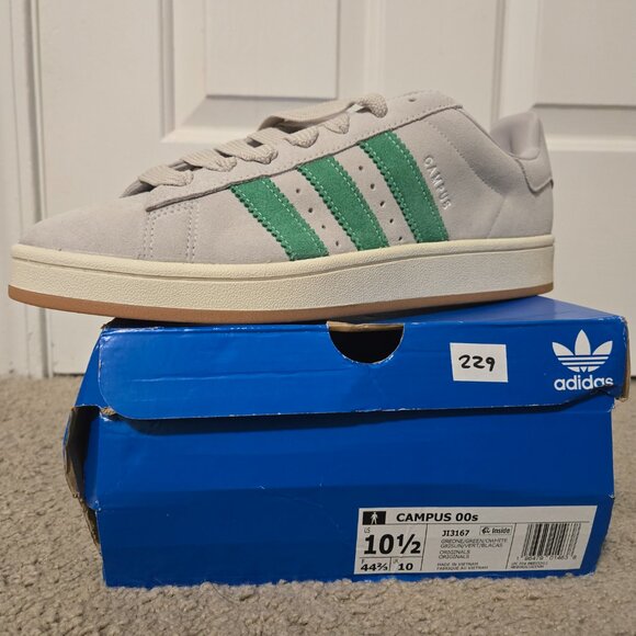 Adidas_Campus 00s_Green/Gray/White_Size 10.5M_NWT - Picture 2 of 5